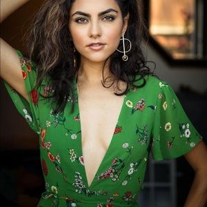 green floral dress. forever21 size S